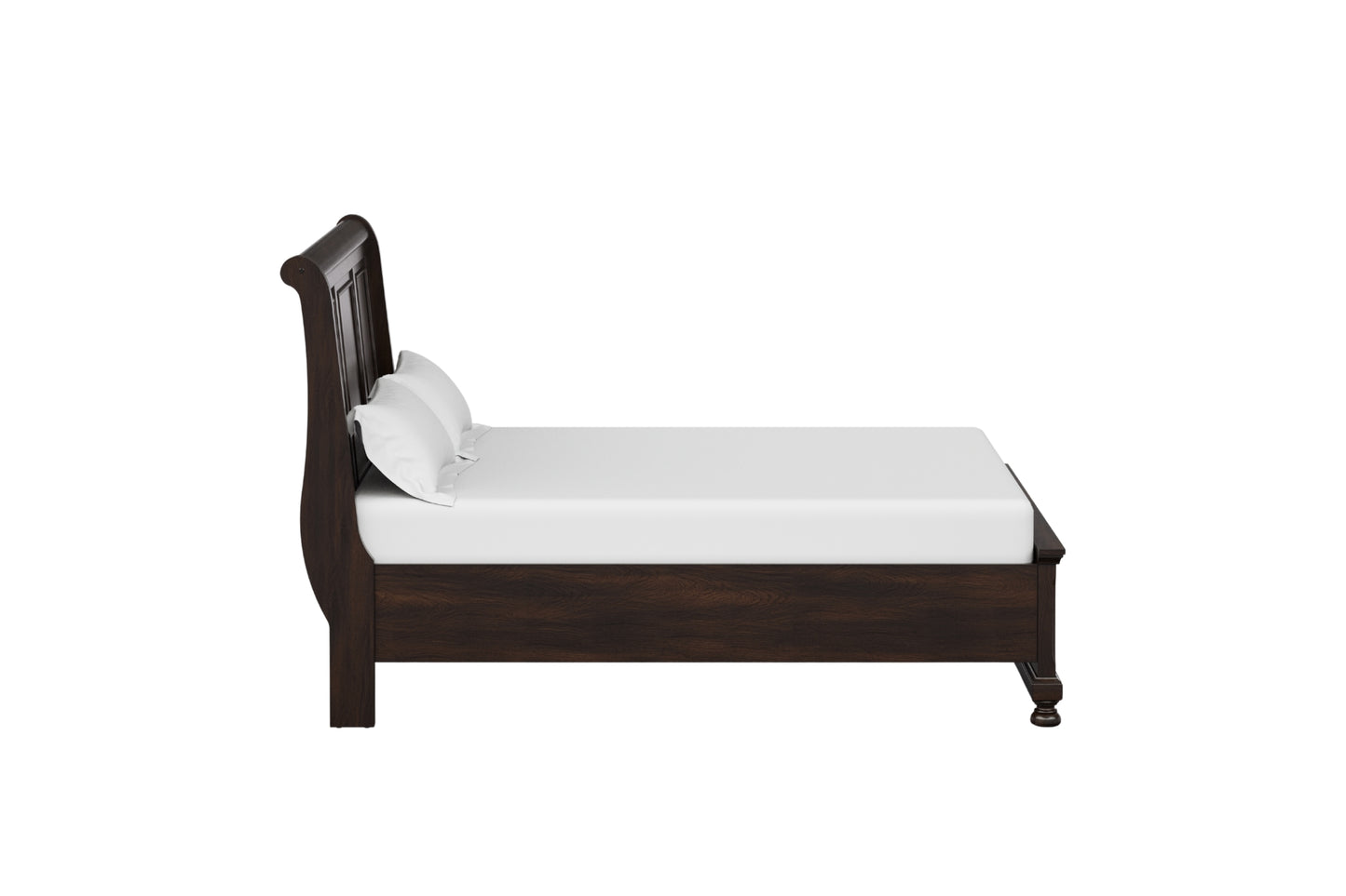 Prescott Storage Sleigh Bed- Cherry