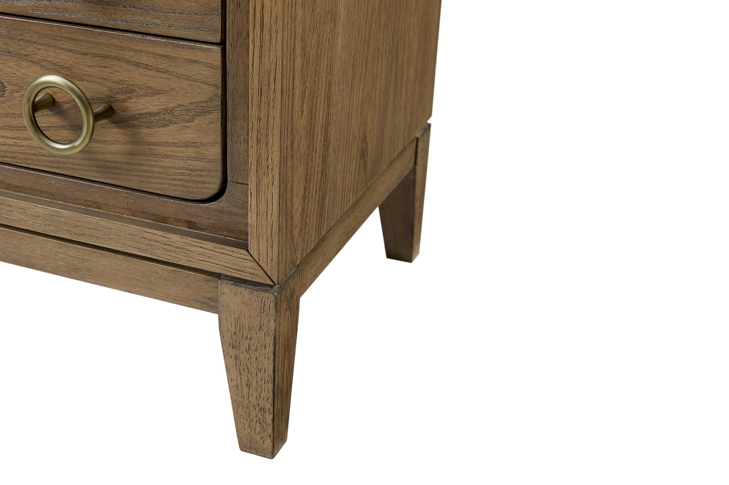 Elure 3-Drawer Nightstand- Latte