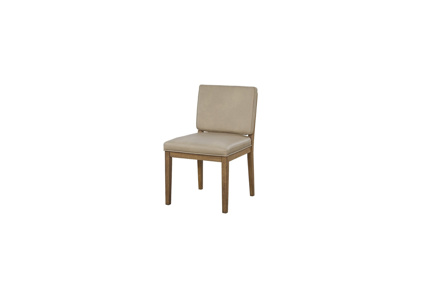 Elure Latte & Leather Soft Back Chair
