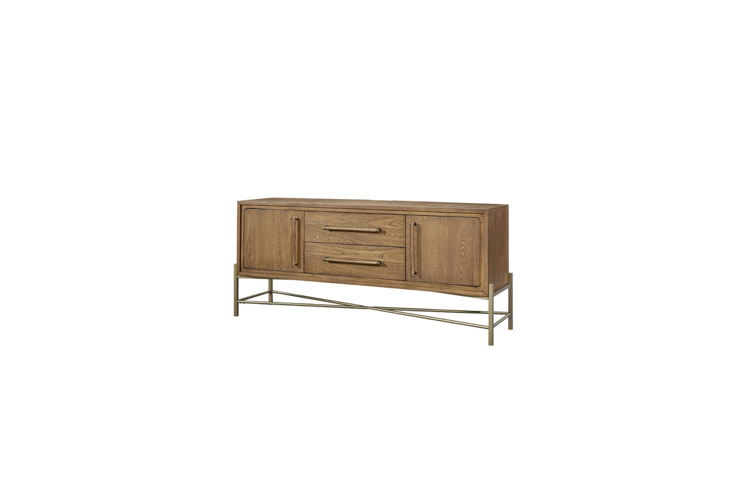 Elure Metal Base Latte Sideboard