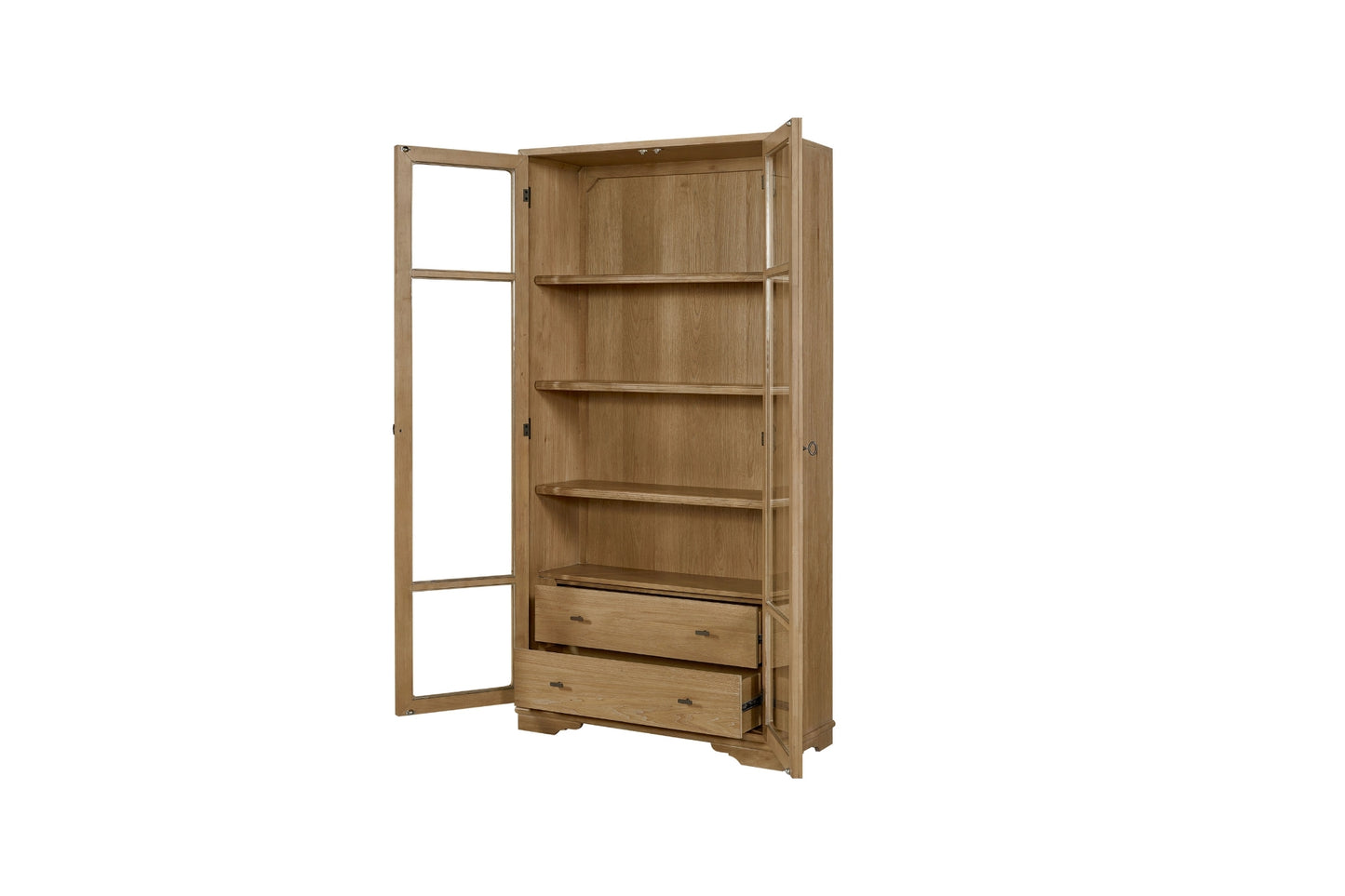Tarrington Cashew Tall Display Cabinet