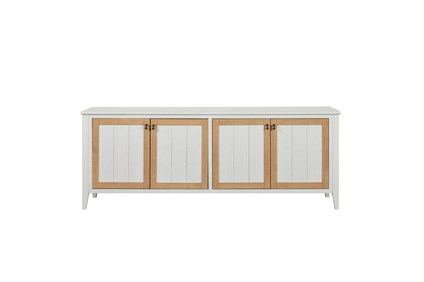 Pleasant Hill Suede and Ivory 84" Console with Power outlet