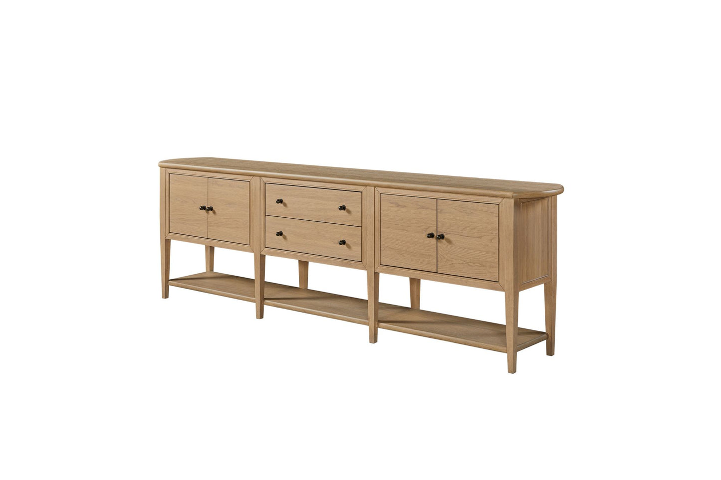 Pleasant Hill Suede 96" Console with Power Outlet
