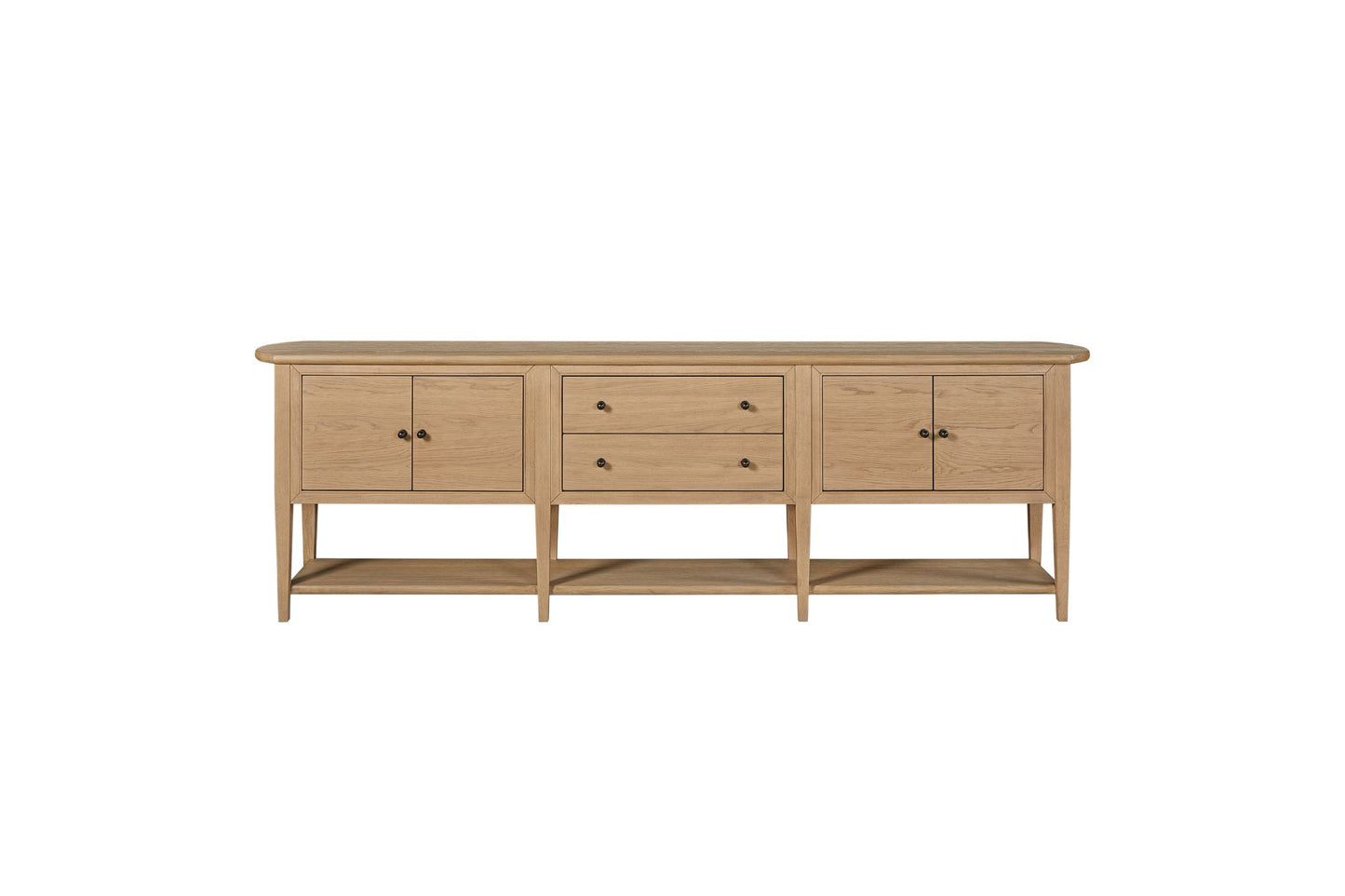 Pleasant Hill Suede 96" Console with Power Outlet