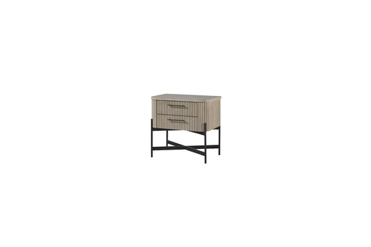 Stiltz Taupe Small Nightstand
