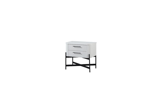 Stiltz White Small Nightstand