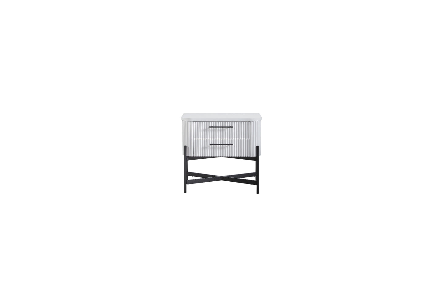 Stiltz White Small Nightstand