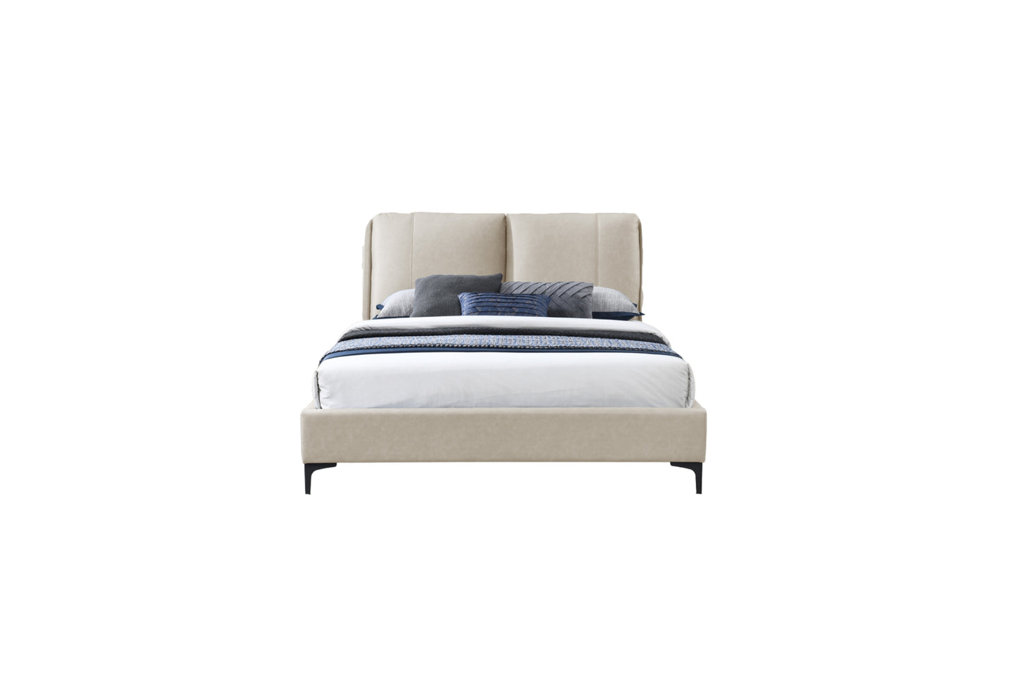 Bryant Upholstered Bed- Tan