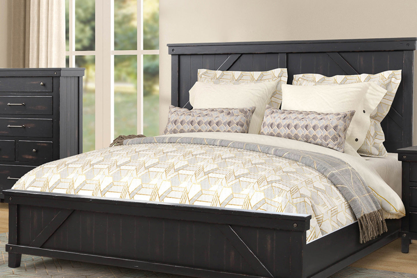 Spruce Creek Bed- Black