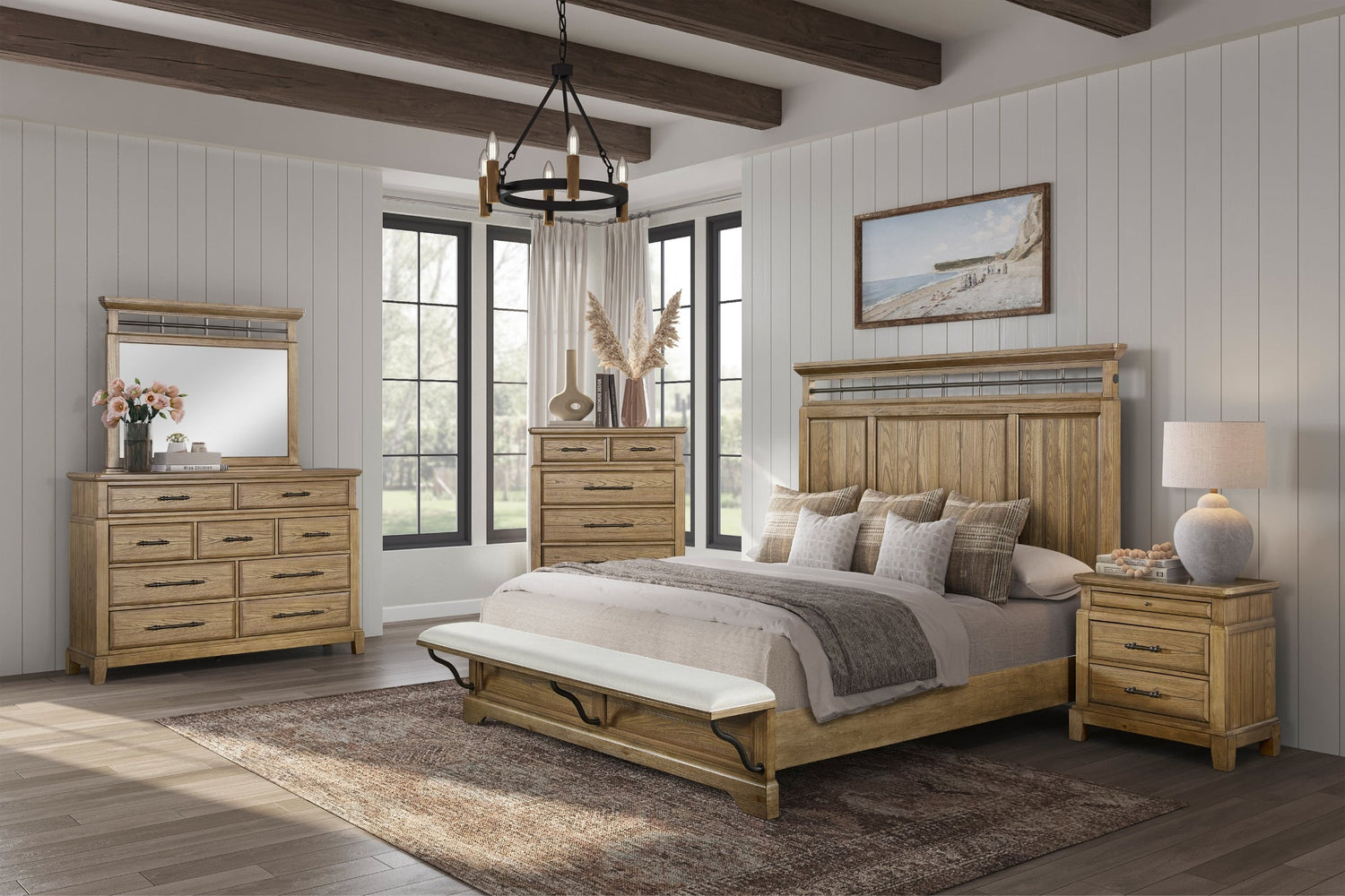 Bellamy Lane Caramel Finish Bedroom