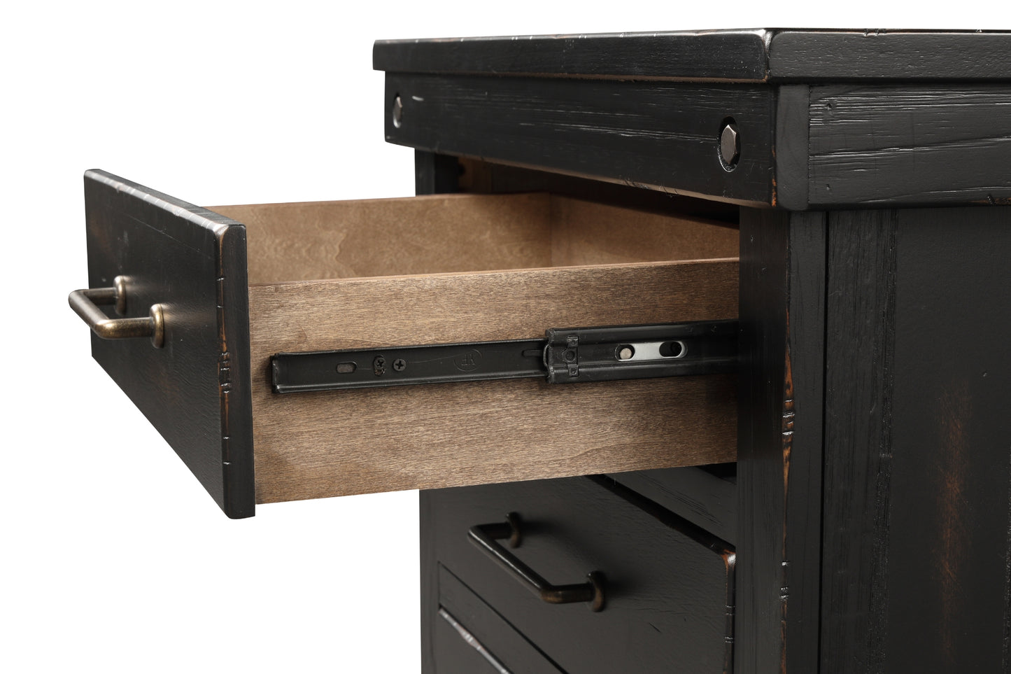 Spruce Creek 6-Drawer Chest- Black
