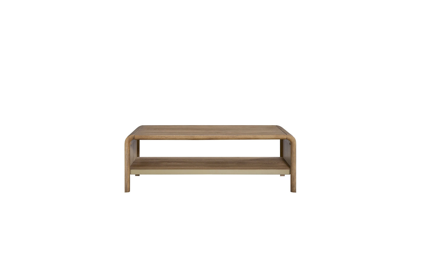 Elure Waterfall Cocktail Table - Latte