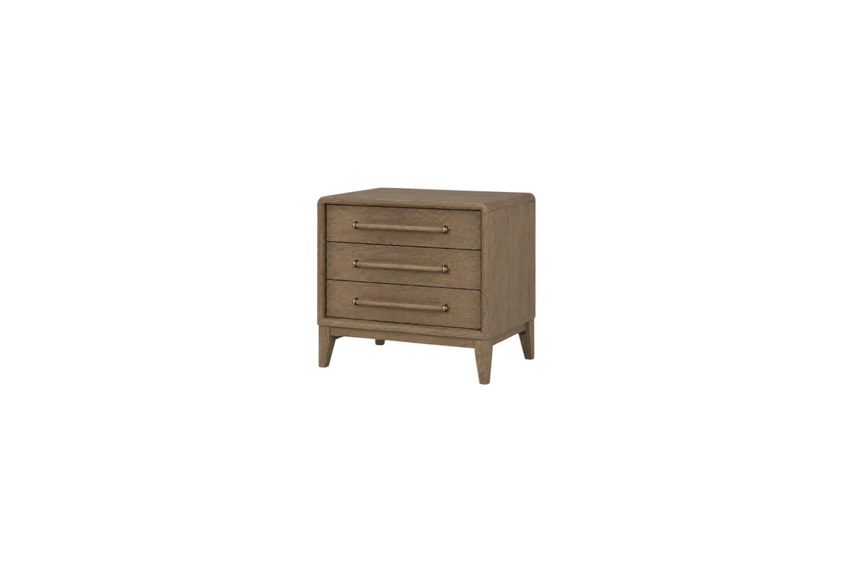 Elure Latte 3-Drawer Nightstand