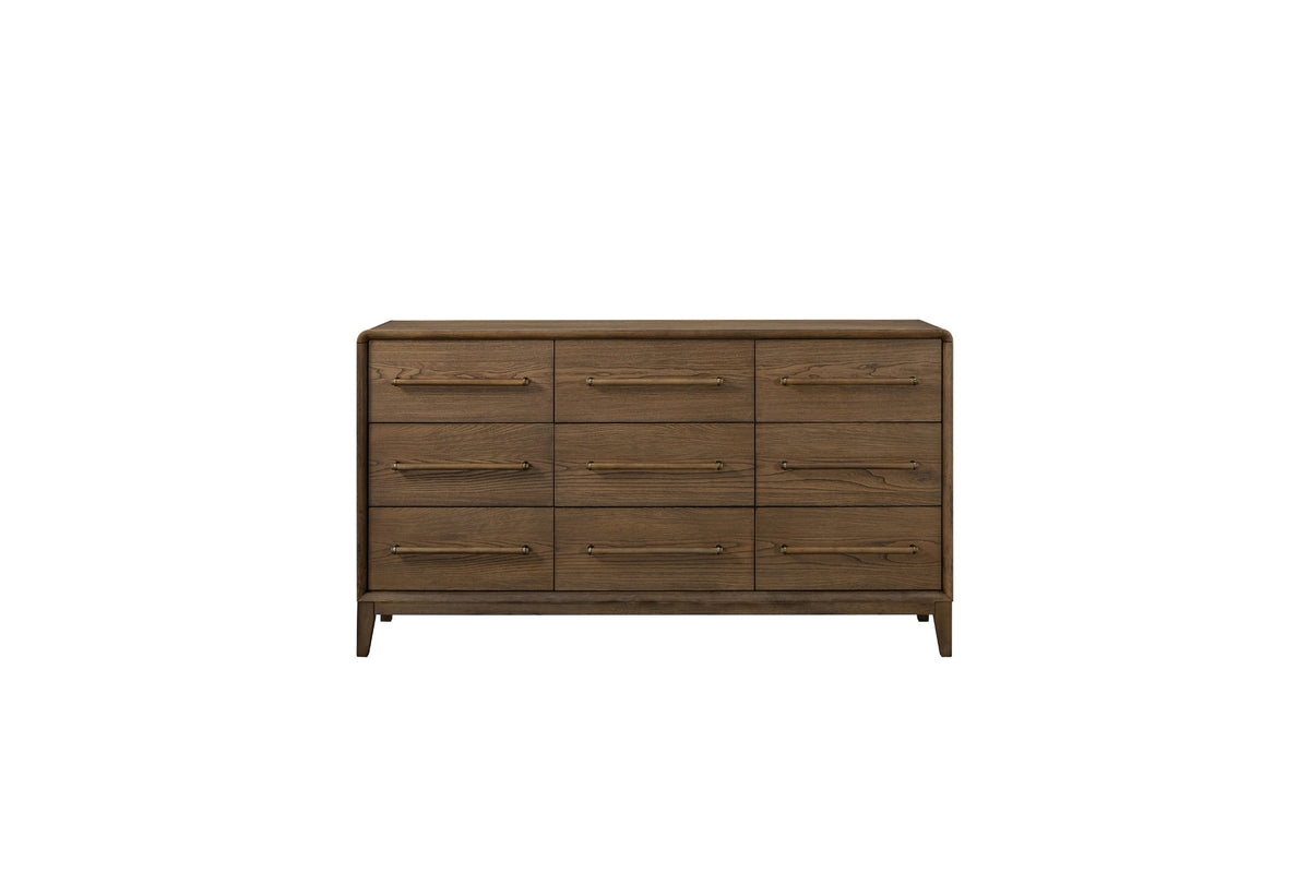 Elure Latte 9-Drawer Dresser
