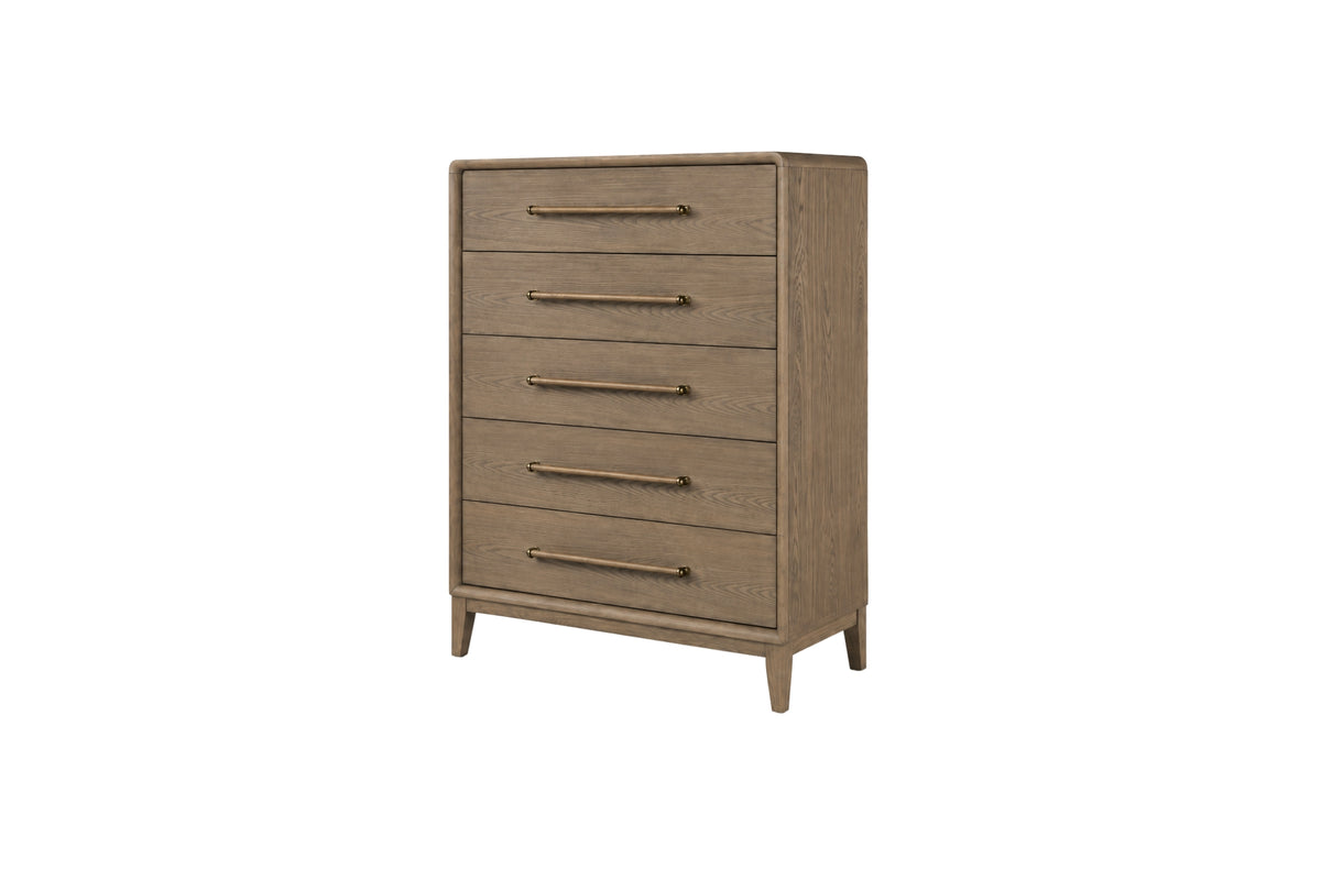 Elure Latte 5-Drawer Chest