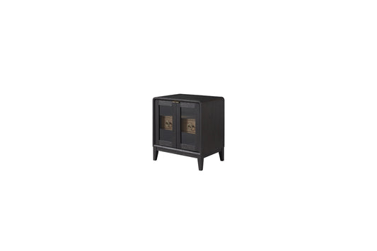 Elure Glass Door Nightstand