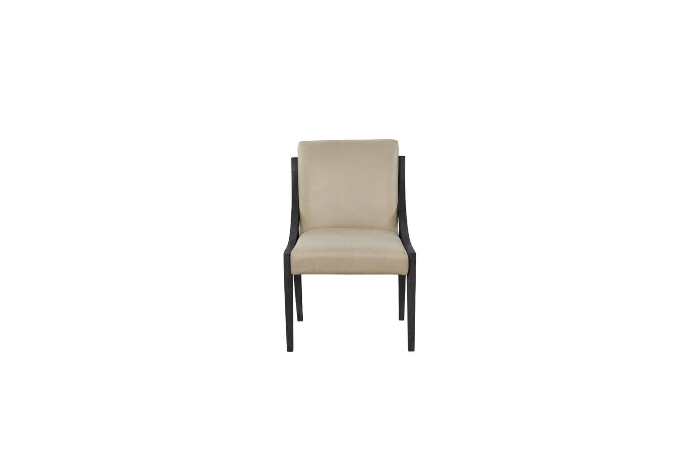 Elure Peppercorn & Leather Sling Chair