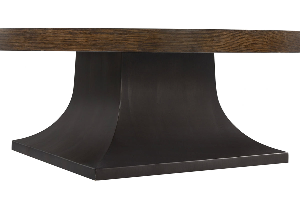 Hudson Metal Trim Cocktail Table