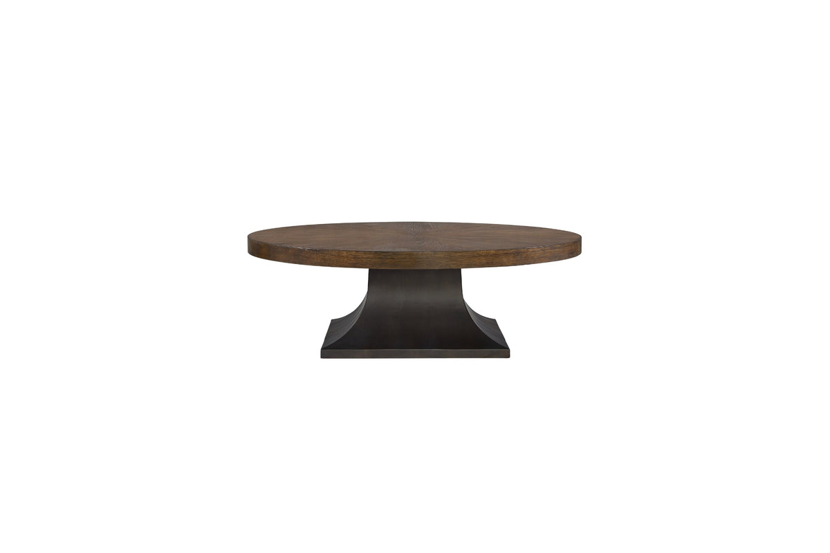 Hudson Metal Trim Cocktail Table