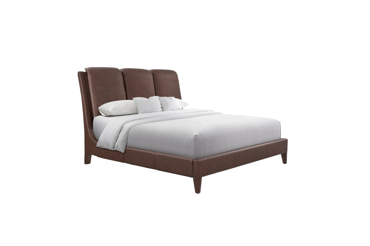 Hudson Upholstered Sleigh Bed