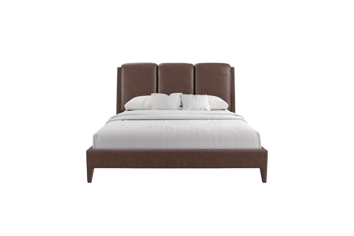 Hudson Upholstered Sleigh Bed