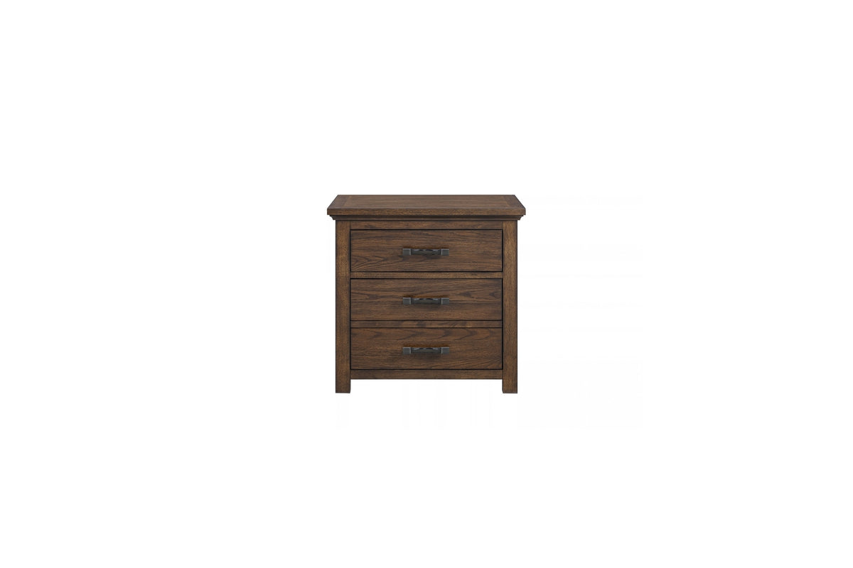 Hudson 3-Drawer Nightstand