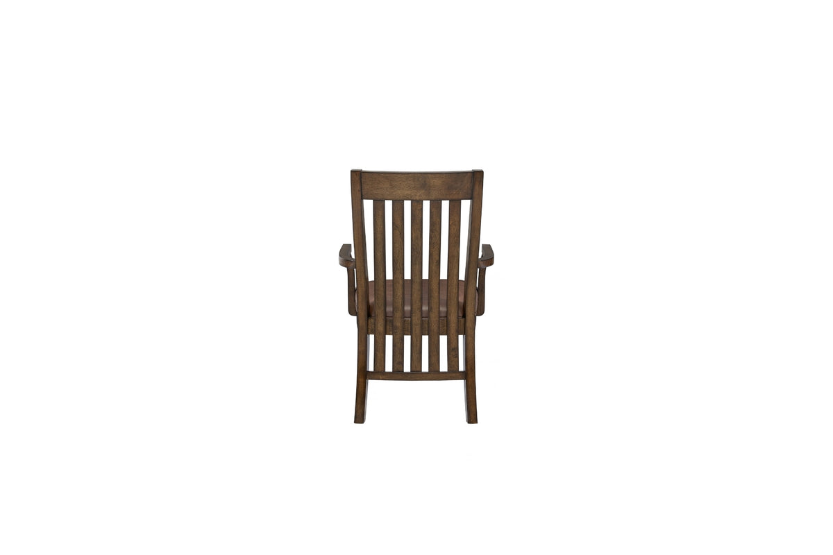Hudson Slat Back Arm Chair
