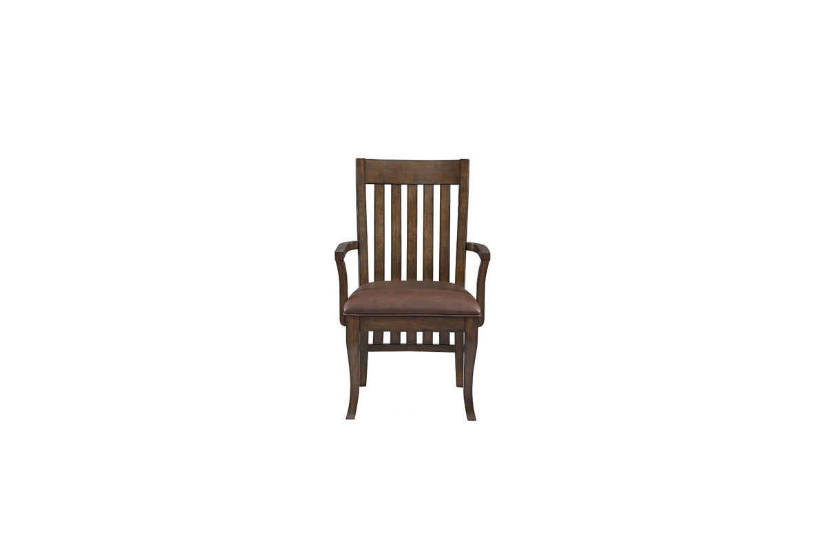 Hudson Slat Back Arm Chair