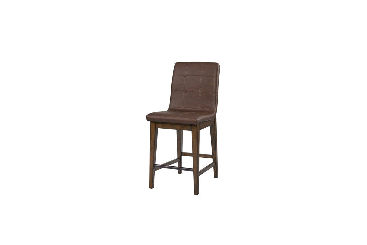 Hudson Leather Counter Stool
