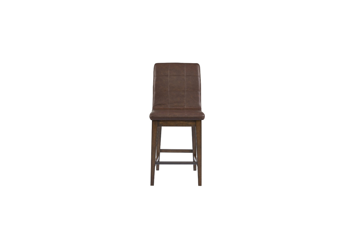 Hudson Leather Counter Stool