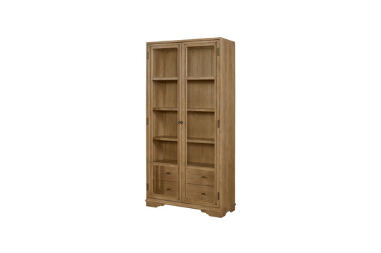 Tarrington Cashew Tall Display Cabinet
