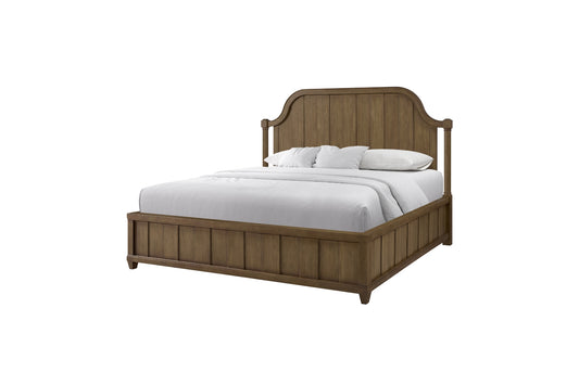 Tarrington Almond Planked Panel Bed