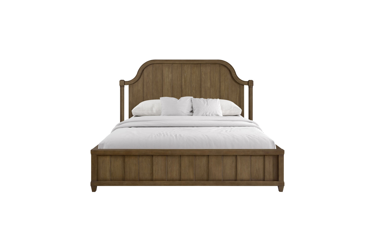 Tarrington Almond Planked Panel Bed