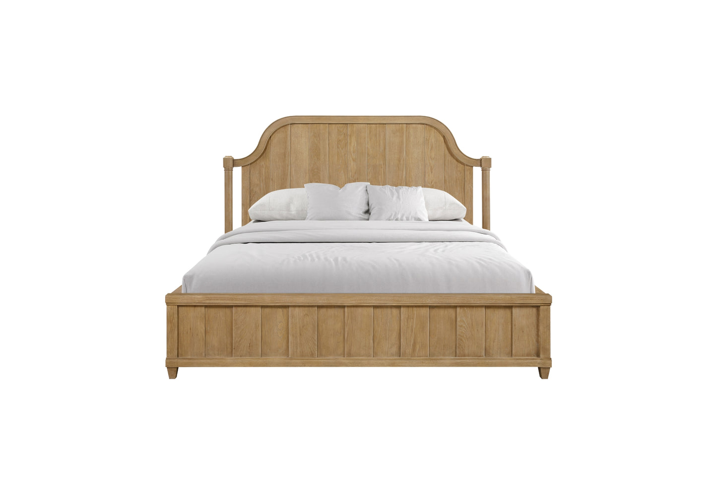 Tarrington Cashew Planked Panel Bed