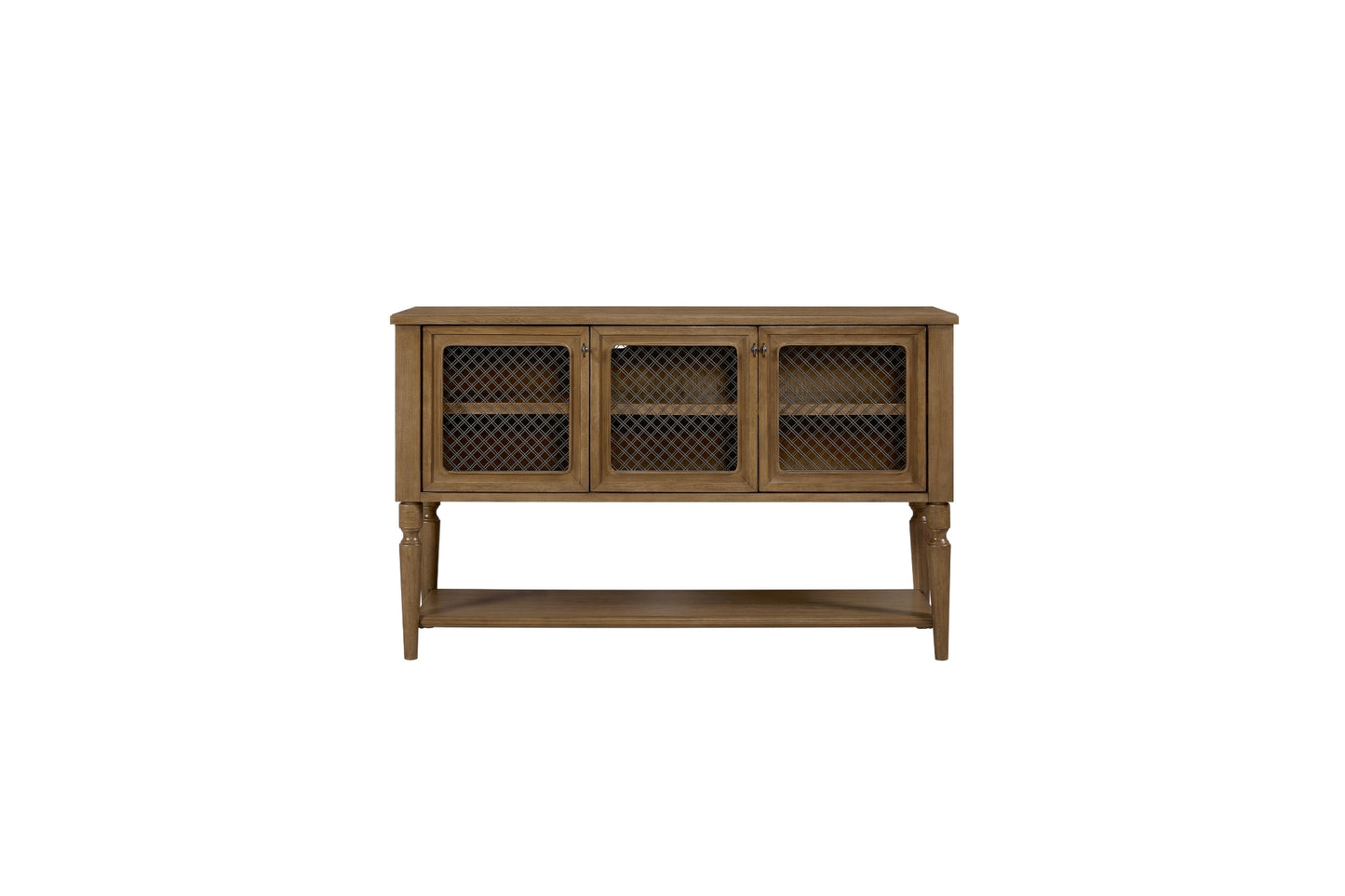 Tarrington Almond Server with Mesh Door Fronts