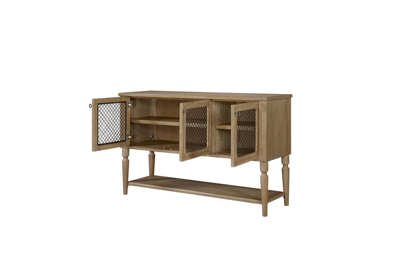 Tarrington Cashew Server with Mesh Door Fronts