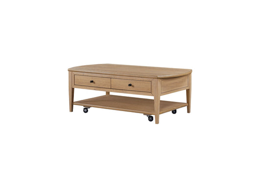 Pleasant Hill Suede Cocktail Table