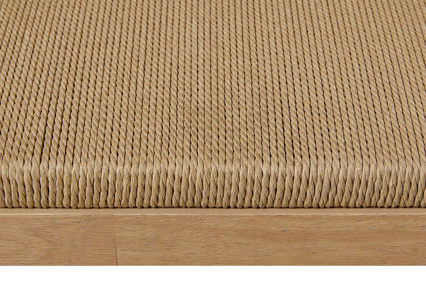 Pleasant Hill Suede Cocktail Table with Metal & Rattan Shelf