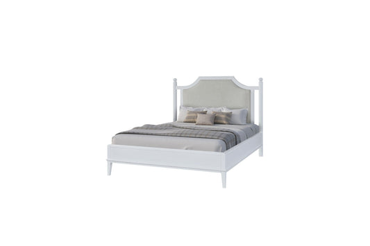 Pleasant Hill Ivory Upholstered Bed