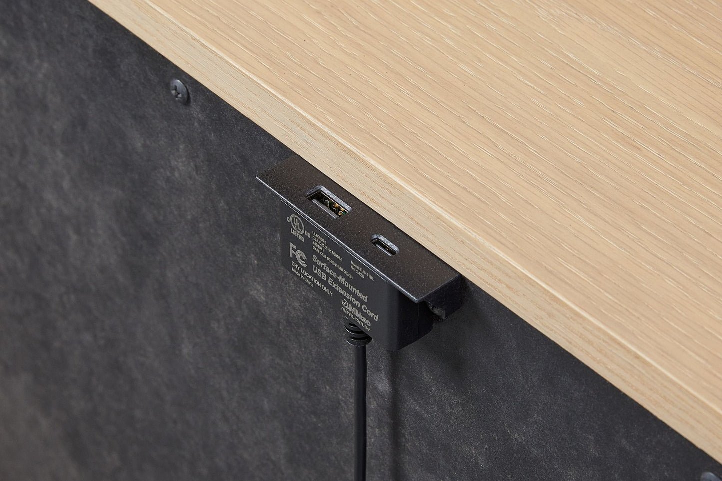 Pleasant Hill Suede and Ivory Nightstand