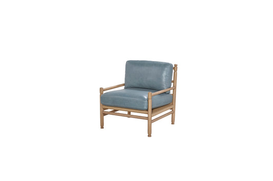 Pleasant Hill Mist Leather Accent Chair