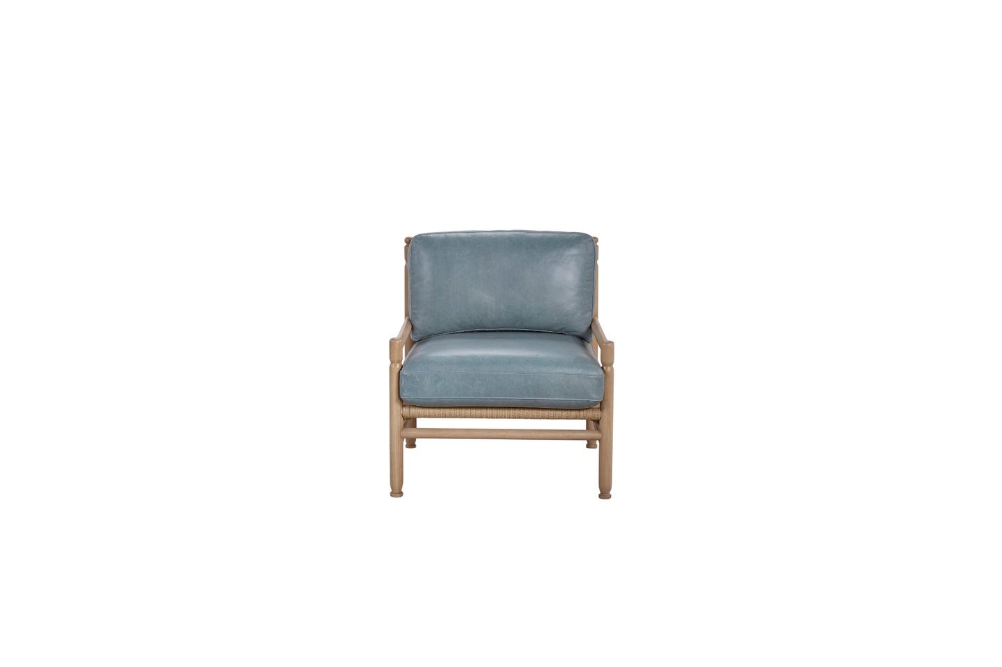 Pleasant Hill Mist Leather Accent Chair