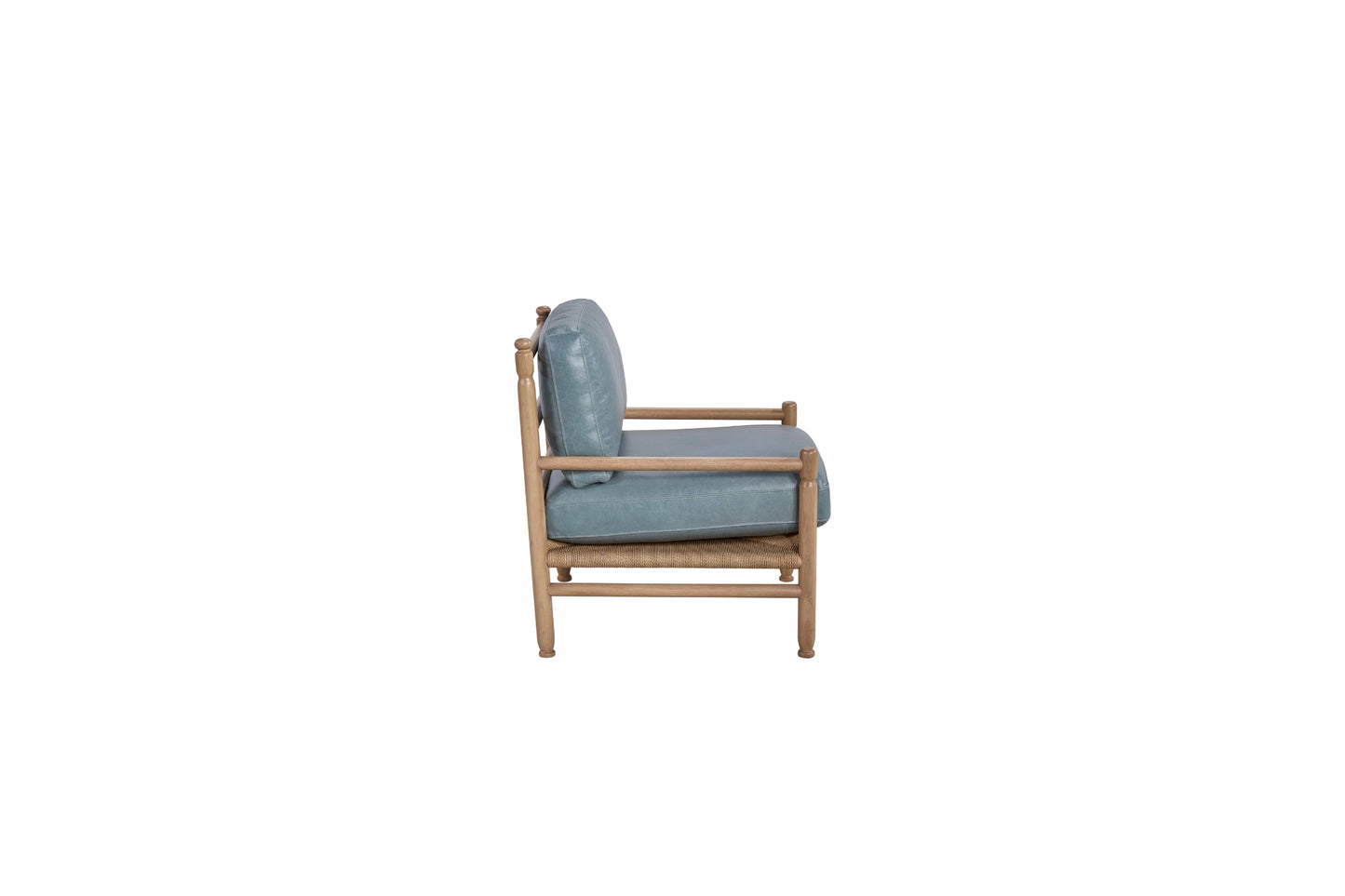 Pleasant Hill Mist Leather Accent Chair