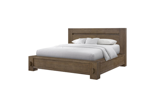 Moden Lighted Panel Bed