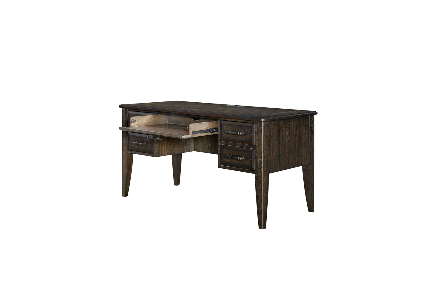 Bellamy Lane Coffee 5-Drawer Desk
