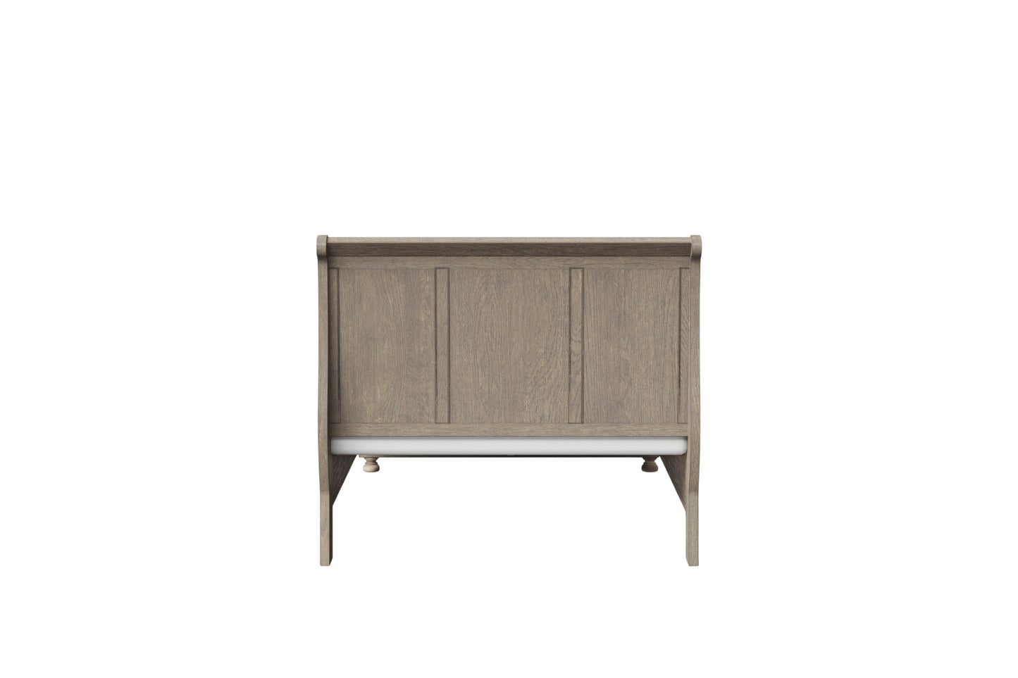 Prescott Storage Sleigh Bed- Grey
