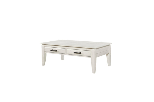 Bellamy Lane Whitewash Cocktail Table